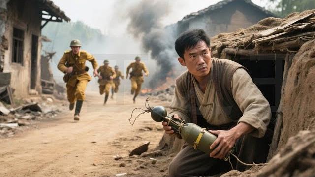 Japanese parade through the town, only to be ambushed by a homemade trap set by the villagers. Japanese parade through the town, only to be ambushed by a homemade trap set by the villagers.