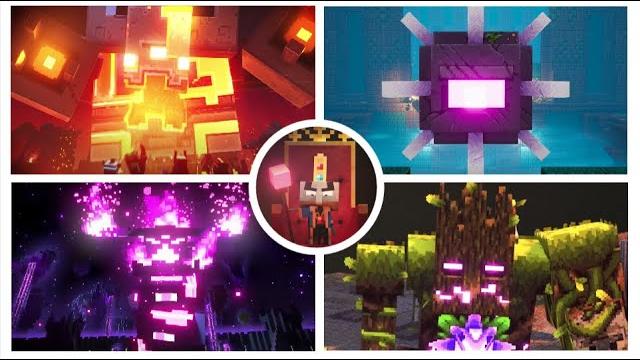 Minecraft dungeons all bosses and minibosses + cutscenes & endings (luminous night) (no commentary) Minecraft dungeons all bosses and minibosses + cutscenes & endings (luminous night) (no commentary)