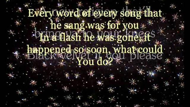 Ღ black velvet ~ alannah myles ღ Ღ black velvet ~ alannah myles ღ