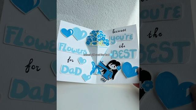 Easy gift card for dad🩵 #giftidea #diy #cardcreations #art #craft #fathersdaygift #popupcard #dad Easy gift card for dad🩵 #giftidea #diy #cardcreations #art #craft #fathersdaygift #popupcard #dad