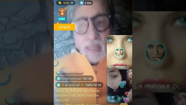 Bigo with amitabh bachhan Bigo with amitabh bachhan
