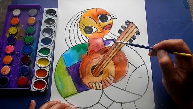 Synthetic cubism picasso inspired Synthetic cubism picasso inspired