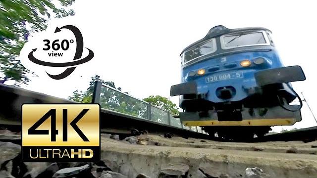 360° camera under freight train (4k) virtual reality 360° camera under freight train (4k) virtual reality