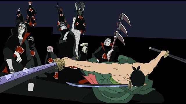 Zoro vs the akatsuki Zoro vs the akatsuki