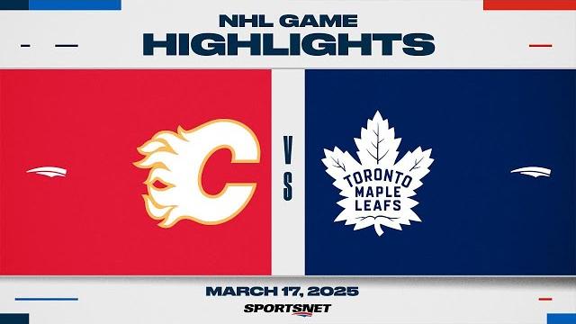 Nhl highlights | flames vs. maple leafs - march 17, 2025 Nhl highlights | flames vs. maple leafs - march 17, 2025