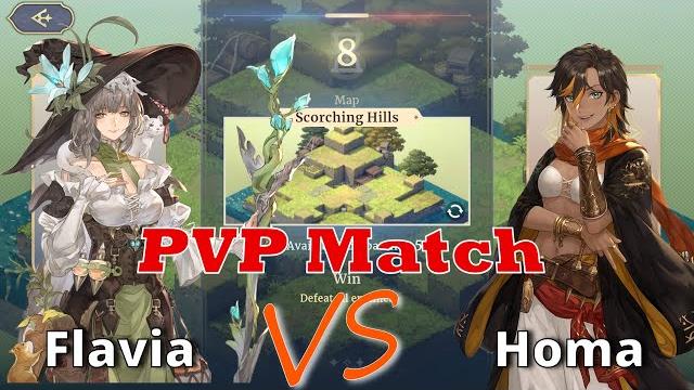 Flavia vs homa | sword of convallaria Flavia vs homa | sword of convallaria
