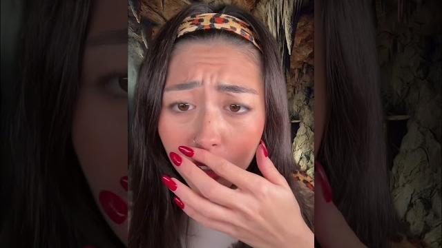 Pov: cave woman spit painting #asmr #spitpainting Pov: cave woman spit painting #asmr #spitpainting