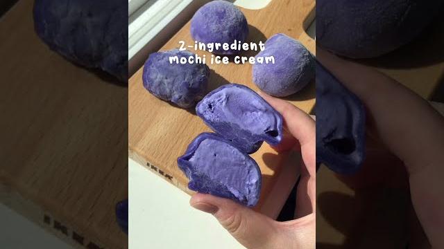 Making mochi ice cream with only 2 ingredients Making mochi ice cream with only 2 ingredients