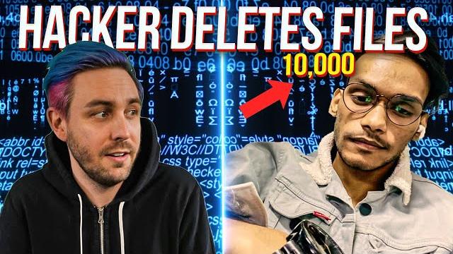 I delete 10,000 scammer files and tell him I delete 10,000 scammer files and tell him
