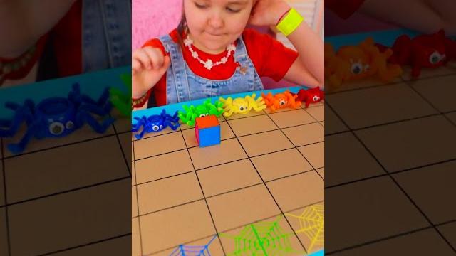 ️ diy spider game! ️ make & play at home #shorts #kids ️ diy spider game! ️ make & play at home #shorts #kids