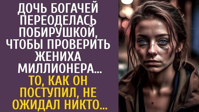 Дочь богачей переоделась побирушкой, чтобы проверить жениха-миллионера… от его поступка все обомлели Дочь богачей переоделась побирушкой, чтобы проверить жениха-миллионера… от его поступка все обомлели