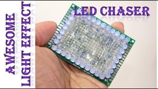 Led chaser and awesome light effects using arduino Led chaser and awesome light effects using arduino
