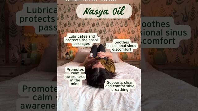 With incredible benefits, it’s no wonder #nasya oil is an essential part of our daily routine! With incredible benefits, it’s no wonder #nasya oil is an essential part of our daily routine!