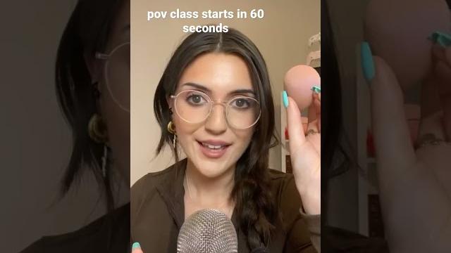 Pov doing your makeup in 60 seconds asmr #asmr #roleplay #shorts Pov doing your makeup in 60 seconds asmr #asmr #roleplay #shorts