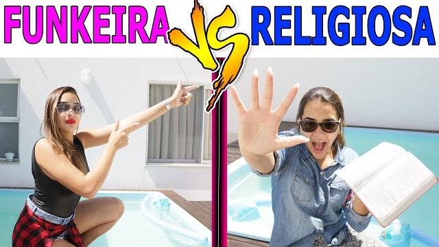 Funkeira vs religiosa Funkeira vs religiosa