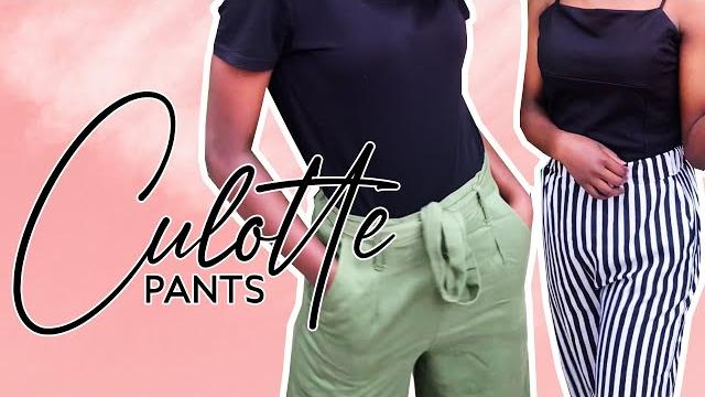 How to style culotte pants How to style culotte pants