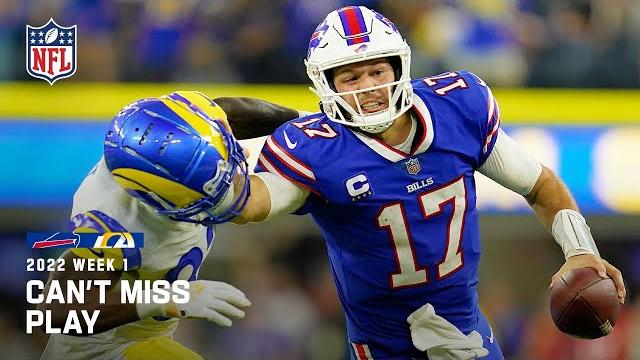 Josh allen with a derrick henry stiff arm! Josh allen with a derrick henry stiff arm!