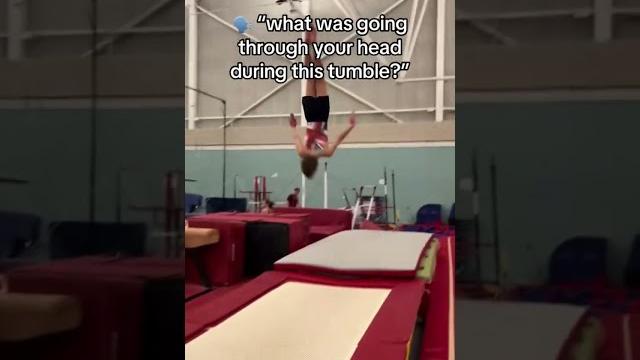 Oops #gymnast #flips #shortsviral Oops #gymnast #flips #shortsviral