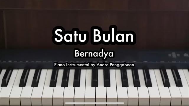 Satu bulan - bernadya | piano karaoke by andre panggabean Satu bulan - bernadya | piano karaoke by andre panggabean