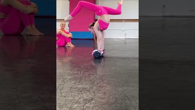 Gymnastics on moving objects ft lillianna clifton Gymnastics on moving objects ft lillianna clifton
