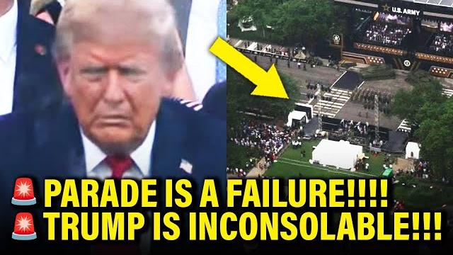 Trump parade turns into disaster as no one shows Trump parade turns into disaster as no one shows