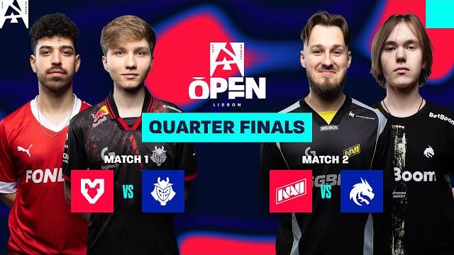 Blast premier open spring lisbon 2025, quarter finals - mouz vs. g2, navi vs. spirit Blast premier open spring lisbon 2025, quarter finals - mouz vs. g2, navi vs. spirit