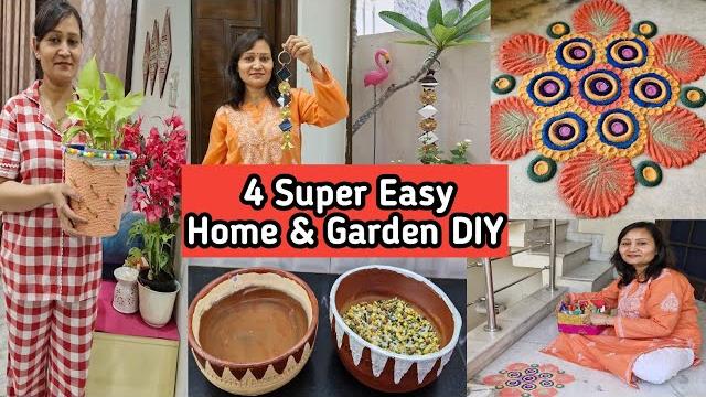 4 super easy diy for home & garden,बेकार सामान को भी ऐसे उपयोगी बनाती हूं,anvesha's creativity 4 super easy diy for home & garden,बेकार सामान को भी ऐसे उपयोगी बनाती हूं,anvesha's creativity