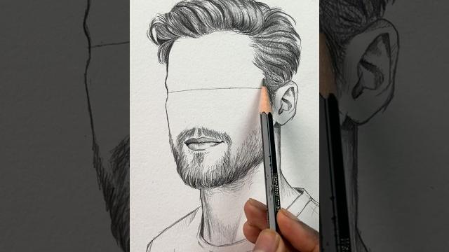 This trick is so easy ️ try this #pencil #artworks #sketch This trick is so easy ️ try this #pencil #artworks #sketch