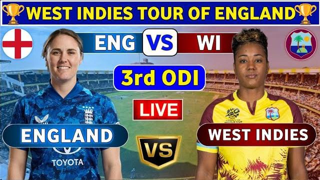 England women vs west indies women, 3rd odi | engw vs wiw 3rd odi live score & commentary England women vs west indies women, 3rd odi | engw vs wiw 3rd odi live score & commentary
