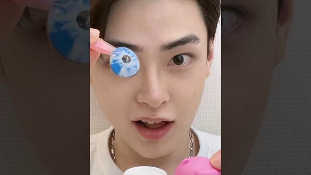 Giant blue contact lenses for giants Giant blue contact lenses for giants
