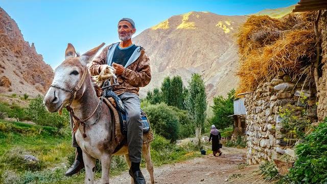 Tajikistan mountainous village | simple life in nature's beauty Tajikistan mountainous village | simple life in nature's beauty