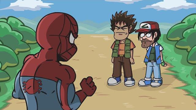 Spiderman in the kawaii world Spiderman in the kawaii world