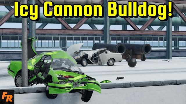 Icy cannon bulldog! - beamng drive Icy cannon bulldog! - beamng drive