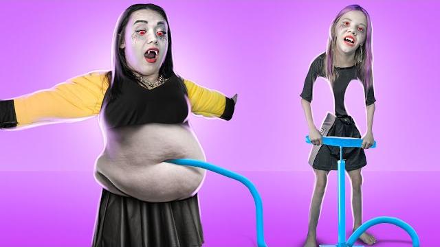 A slim and very fat vampire! my girl is a vampire! A slim and very fat vampire! my girl is a vampire!