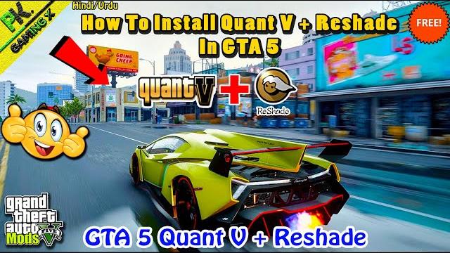Gta 5 - quant v + reshade|| best graphics mod combo for gta 5|| how to install free quant v mod Gta 5 - quant v + reshade|| best graphics mod combo for gta 5|| how to install free quant v mod
