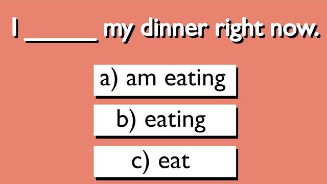 Present continuous | grammar quiz Present continuous | grammar quiz