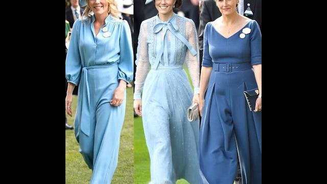 Wow! royal women dazzle in baby blue,princess catherine and sophie.#britishroyalfamily Wow! royal women dazzle in baby blue,princess catherine and sophie.#britishroyalfamily