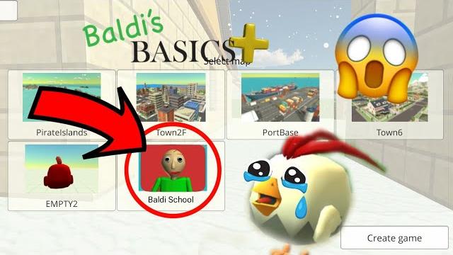 Baldi's basics in chicken gun!! Baldi's basics in chicken gun!!