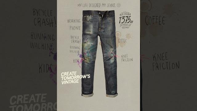 Create tomorrow's vintage | nudie jeans #shorts Create tomorrow's vintage | nudie jeans #shorts