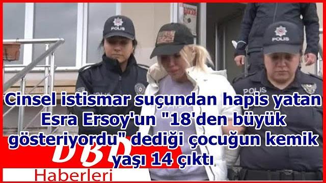 Cinsel istismar suçundan hapis yatan esra ersoy'un "18'den büyük gösteriyordu" dediği çocuğun k... Cinsel istismar suçundan hapis yatan esra ersoy'un "18'den büyük gösteriyordu" dediği çocuğun k...