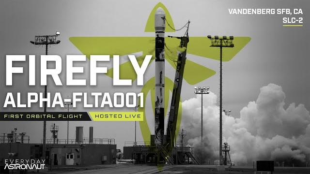 Watch firefly launch their first ever orbital rocket, alpha! Watch firefly launch their first ever orbital rocket, alpha!