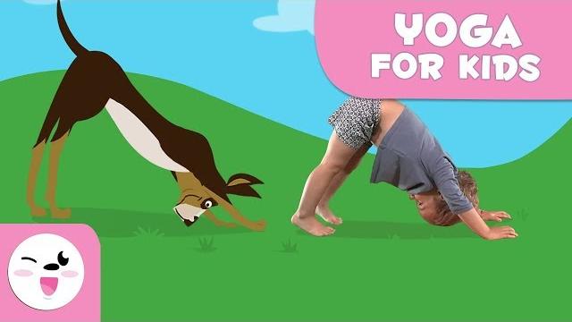 Yoga for kids with animals - smile and learn Yoga for kids with animals - smile and learn