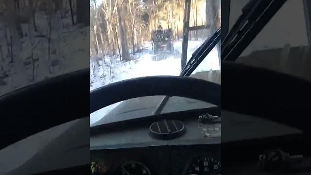 Работа на лесовозе Работа на лесовозе