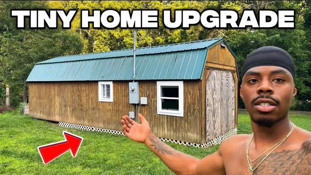 I finally did this to the outside of my tiny home!! I finally did this to the outside of my tiny home!!