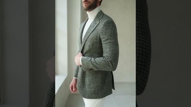 Pini parma - sage houndstooth jacket Pini parma - sage houndstooth jacket