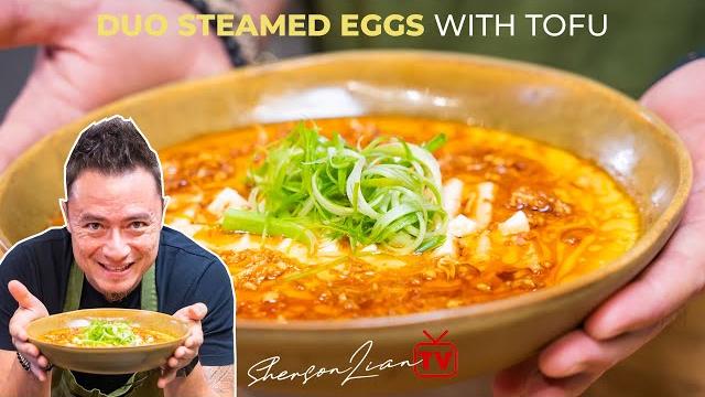 Duo steam egg with tofu | sherson lian Duo steam egg with tofu | sherson lian