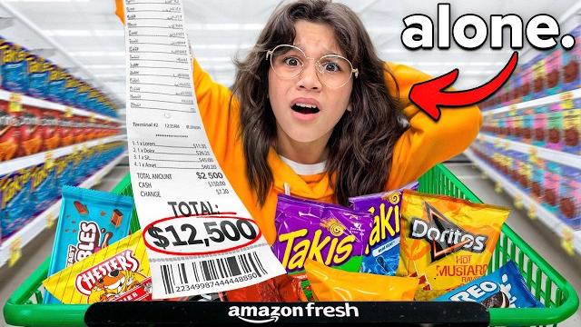 10 year old goes shopping alone for first time! $$$ 10 year old goes shopping alone for first time! $$$