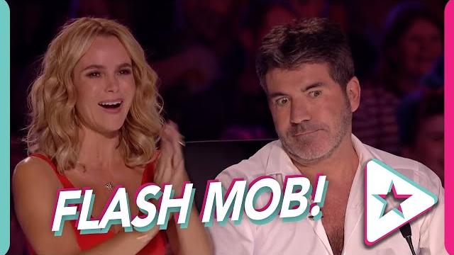 Unexpected flash mob audition shocks simon cowell! Unexpected flash mob audition shocks simon cowell!