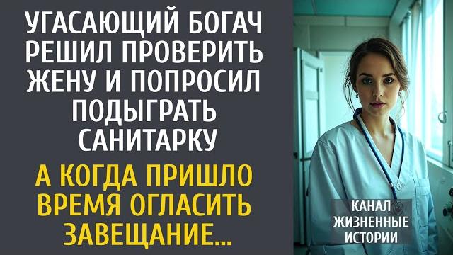 Угасающий богач решил проверить жену и попросил подыграть санитарку… а когда пришло время завещания… Угасающий богач решил проверить жену и попросил подыграть санитарку… а когда пришло время завещания…