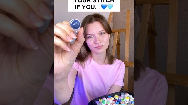 Your stitch if you… 🩵 #art #stitch #aesthetic Your stitch if you… 🩵 #art #stitch #aesthetic